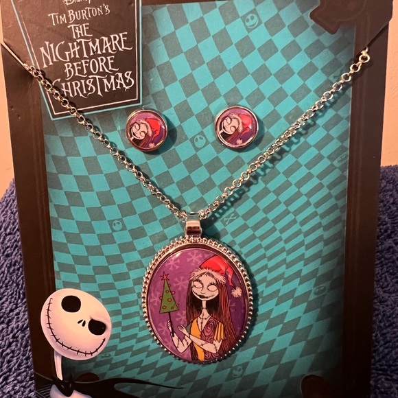 Disney Jewelry Nightmare Before Christmas Necklace Set Poshmark